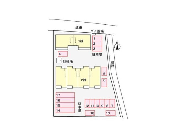 コッティ・ベリーⅡ（豊城町）の物件外観写真